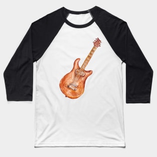 watercolor guitar Baseball T-Shirt